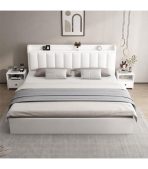 Giường gỗ GNG20.4 180x200 - Trắng - Ảnh 3