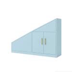 Tủ cầu thang TG01.11 100x60x50 - Xanh