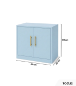 Tủ cầu thang TG01.12 80x60x80 - Xanh