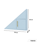 Tủ cầu thang TG01.13 50x60x50 - Xanh