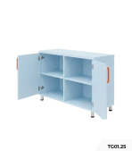 Tủ trang trí TG01.25 150x40x90 - Xanh - Ảnh 3
