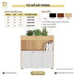 Tủ hồ sơ THS04.13 120x120 - Trắng - Ảnh 6