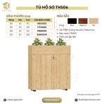 Tủ hồ sơ THS06.6 80x120 - Trắng - Ảnh 10