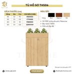 Tủ hồ sơ THS06.6 80x120 - Trắng - Ảnh 10