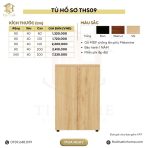 Tủ hồ sơ THS09.4 80x120 - Vân gỗ đậm - Ảnh 5