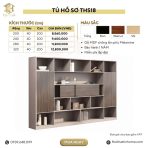 Tủ hồ sơ THS18.3 280x200 - Vân gỗ - Ảnh 4