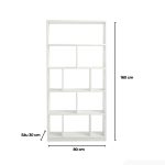 Tủ trang trí TTT01.2 80x160 - Trắng