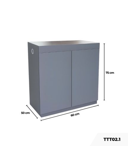 Tủ trang trí TTT02 60x50x75 - Xám