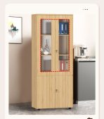 Tủ hồ sơ THS01.3 80x200 - Vân gỗ nhạt