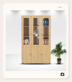 Tủ hồ sơ THS01.5 120x200 - Vân gỗ nhạt