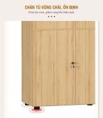 Tủ hồ sơ THS01.5 120x200 - Vân gỗ nhạt