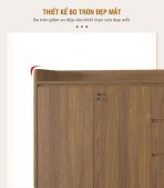 Tủ hồ sơ THS02.3 120x100 - Vân gỗ đậm