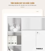 Tủ hồ sơ THS03.3 120x120 - Trắng