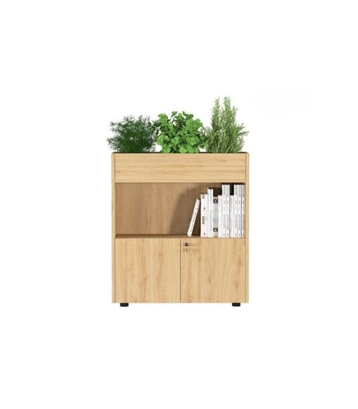 Tủ hồ sơ THS04.1 80x90 - Vân gỗ nhạt