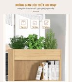Tủ hồ sơ THS04.1 80x90 - Vân gỗ nhạt