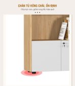 Tủ hồ sơ THS04.8 120x90 - Vân gỗ nhạt