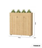 Tủ hồ sơ THS06.10 120x120 - Vân gỗ nhạt