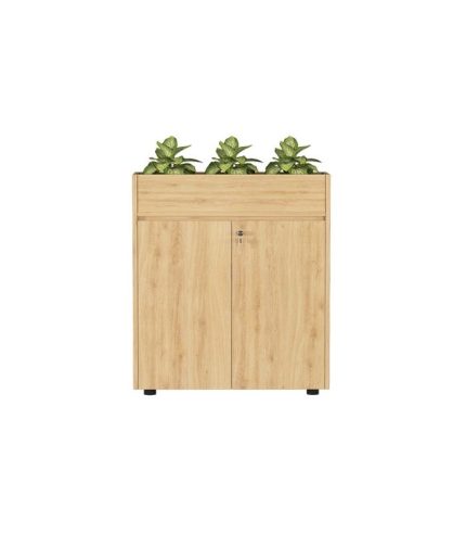 Tủ hồ sơ THS06.1 80x90 - Vân gỗ nhạt