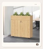 Tủ hồ sơ THS06.1 80x90 - Vân gỗ nhạt