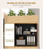 Tủ hồ sơ THS06.4 80x120 - Vân gỗ nhạt