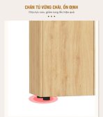 Tủ hồ sơ THS06.4 80x120 - Vân gỗ nhạt
