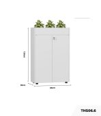 Tủ hồ sơ THS06.6 80x120 - Trắng