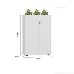 Tủ hồ sơ THS06.6 80x120 - Trắng