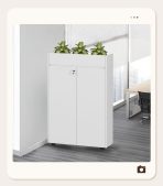Tủ hồ sơ THS06.6 80x120 - Trắng