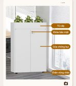 Tủ hồ sơ THS06.6 80x120 - Trắng