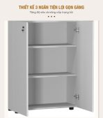 Tủ hồ sơ THS06.6 80x120 - Trắng
