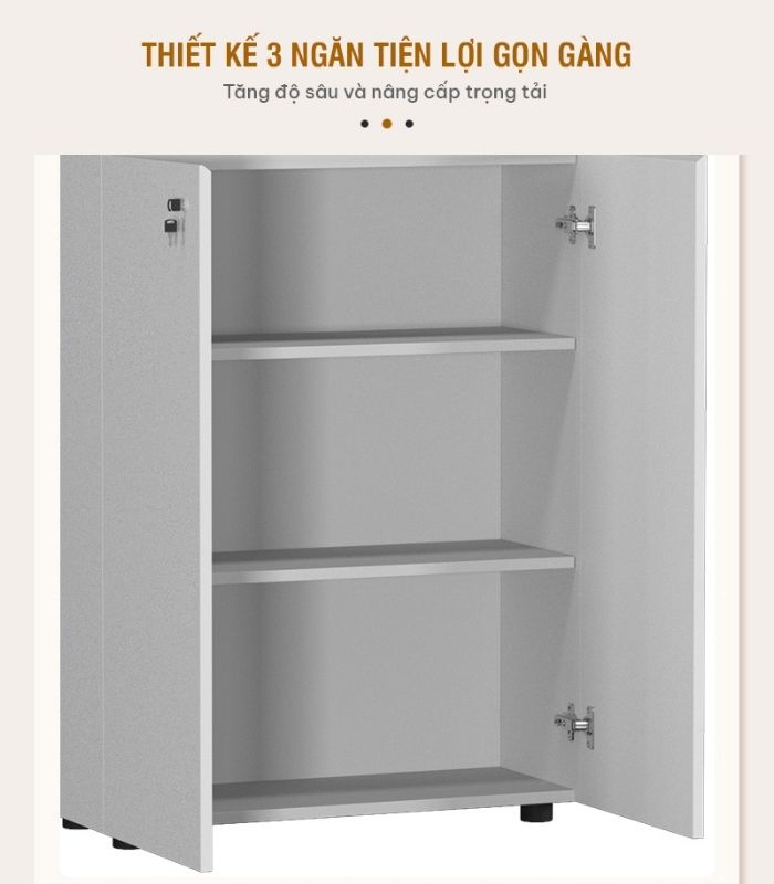 Tủ hồ sơ THS06.6 80x120 - Trắng