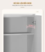 Tủ hồ sơ THS06.6 80x120 - Trắng