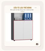 Tủ hồ sơ THS07.10 80x200 - Trắng kết hợp Đen