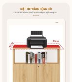 Tủ hồ sơ THS07.1 80x80 - Vân gỗ nhạt