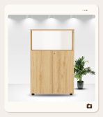 Tủ hồ sơ THS07.3 80x120 - Vân gỗ nhạt