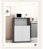 Tủ hồ sơ THS07.5 80x120 - Trắng kết hợp Đen