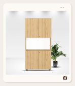 Tủ hồ sơ THS07.6 80x160 - Vân gỗ nhạt