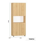 Tủ hồ sơ THS07.8 80x200 - Vân gỗ nhạt