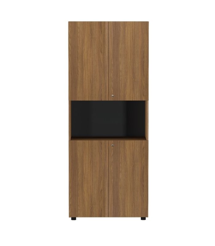 Tủ hồ sơ THS07.9 80x200 - Vân gỗ đậm