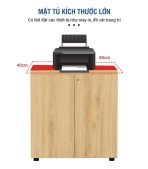 Tủ hồ sơ THS09.1 80x80 - Vân gỗ nhạt