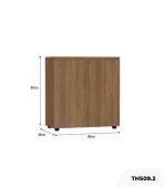 Tủ hồ sơ THS09.2 80x80 - Vân gỗ đậm