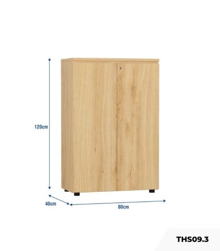 Tủ hồ sơ THS09.3 80x120 - Vân gỗ nhạt