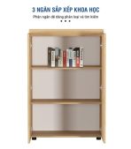 Tủ hồ sơ THS09.3 80x120 - Vân gỗ nhạt