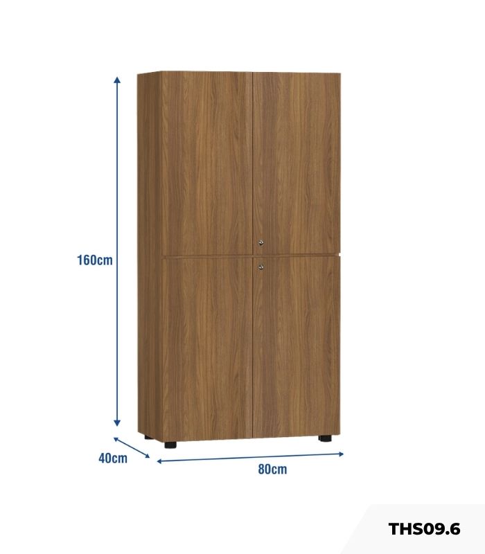 Tủ hồ sơ THS09.6 80x160 - Vân gỗ đậm