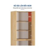 Tủ hồ sơ THS09.7 80x200 - Vân gỗ nhạt