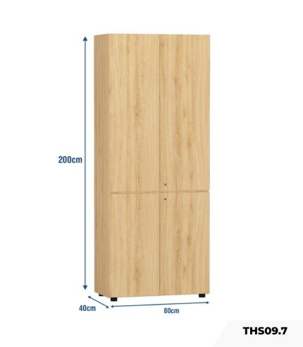 Tủ hồ sơ THS09.7 80x200 - Vân gỗ nhạt