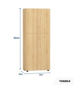 Tủ hồ sơ THS09.9 80x200 - Vân gỗ nhạt