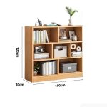 Tủ hồ sơ THS10.1 100x120 - Vân gỗ nhạt