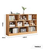 Tủ hồ sơ THS10.3 140x120 - Vân gỗ nhạt