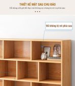Tủ hồ sơ THS10.3 140x120 - Vân gỗ nhạt